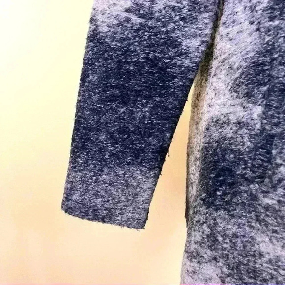 Nanette Lepore Sustainable Gray Ombre Wool Mohair Swing Jacket Coat Size S - Picture 7 of 16